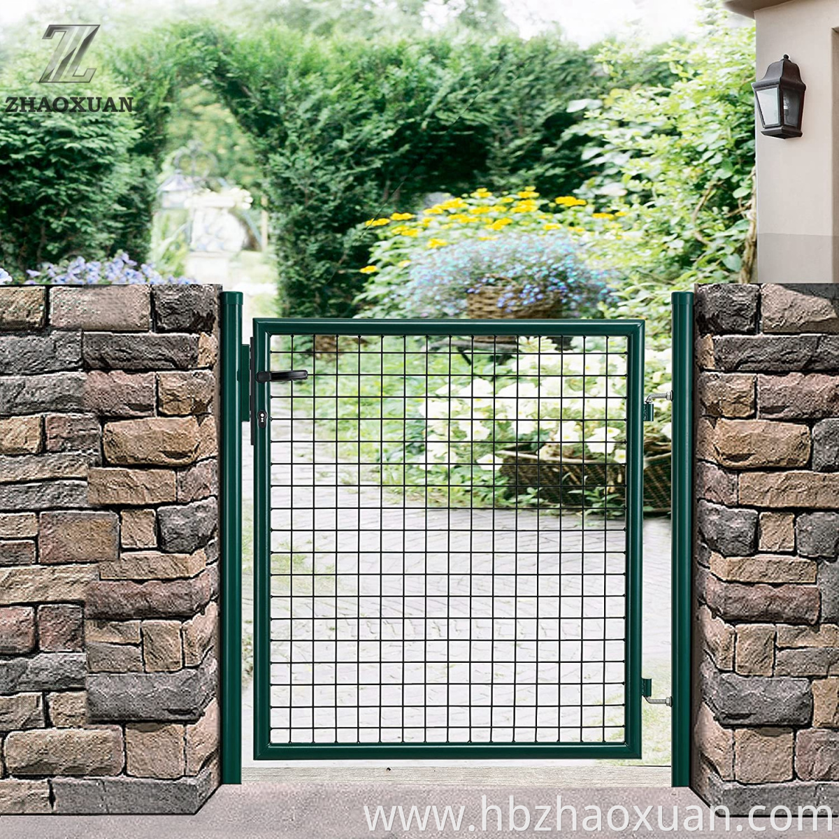 New Style Metal Iron Garden Grill Gate Design